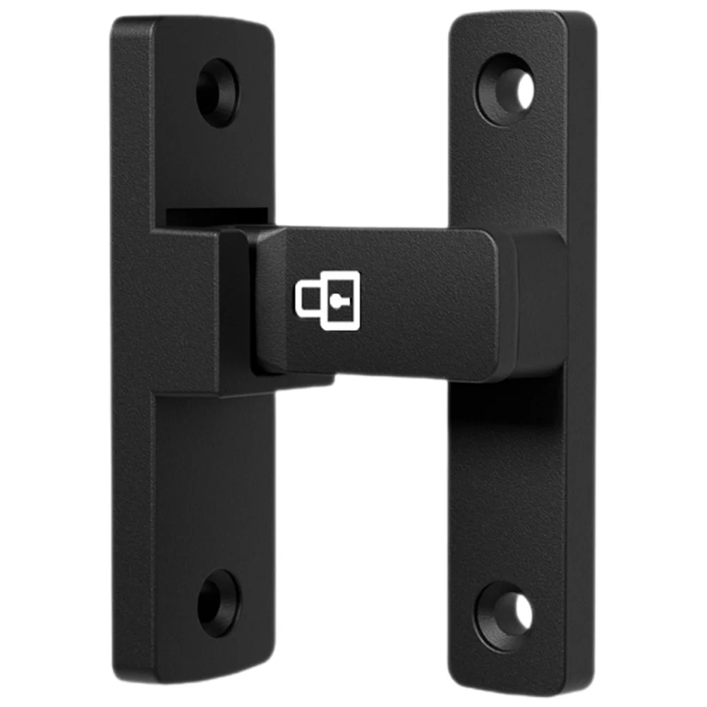 

Barn Door Lock Latch 90 Degree Glow in The Dark Matte Finish Easy Paste Install Sliding Garage Door Garden Gate Latch