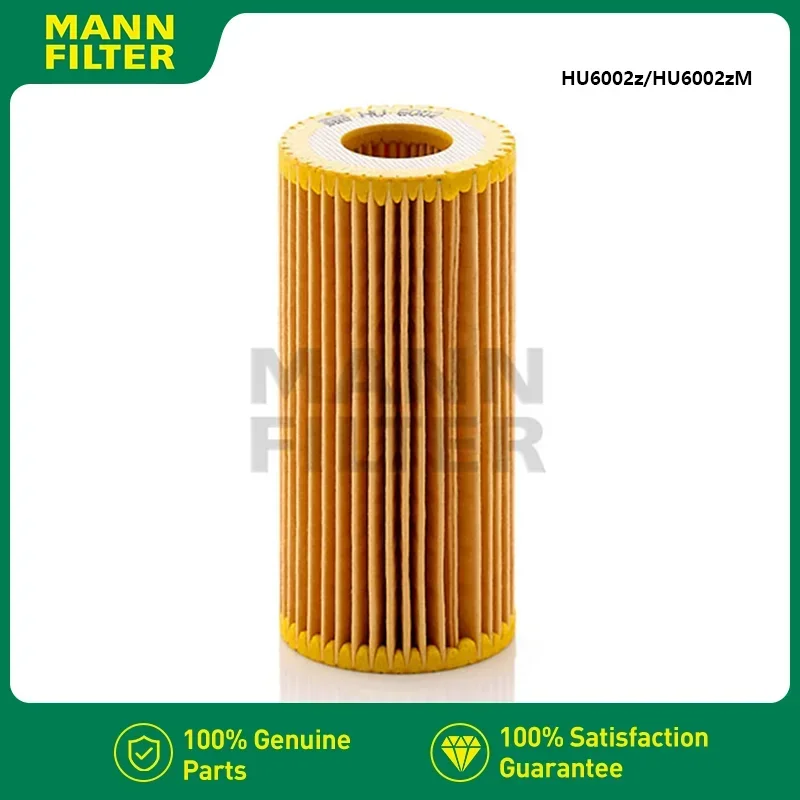 MANNFILTER HU6002z/HU6002zM Oil Filter Fits PORSCHE Macan Cayenne VW Jetta Tiguan Sharan SKODA SEAT 958.115.562.00 06L115562