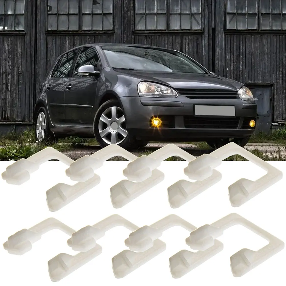 

10pcs Auto Interior Fasteners Clips Door Lock Retainer Car Door Handle Clamp Clip Fasteners Car Accessories for VW 357837242