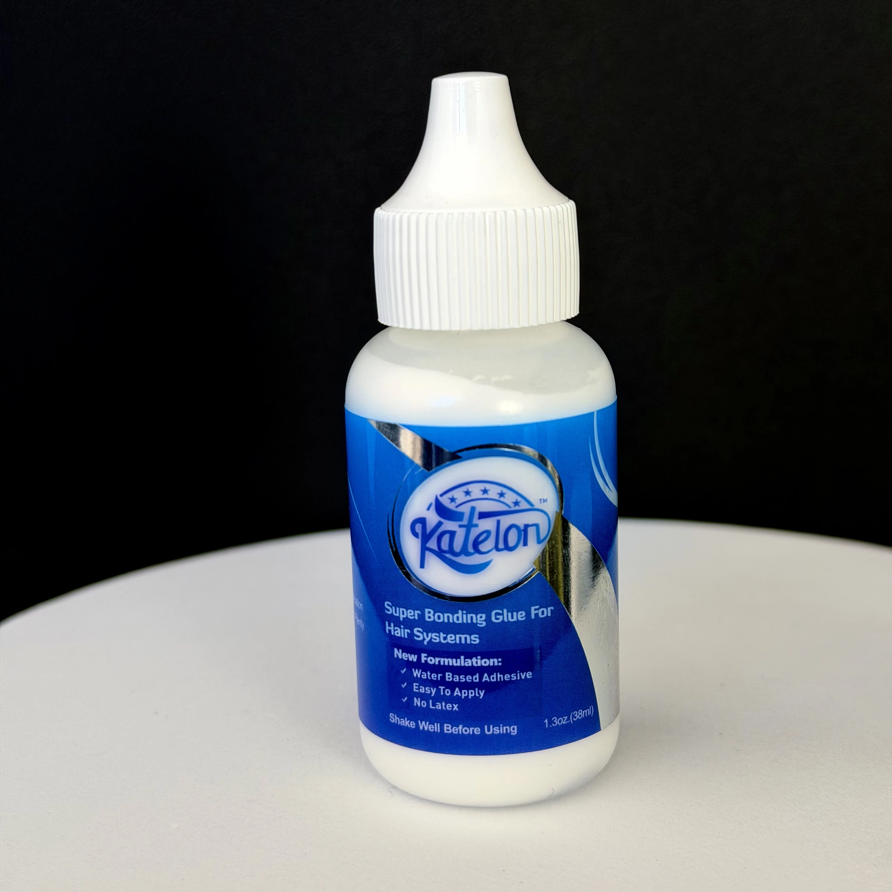 Cola branca para peruca, 38ml, para renda frontal, à prova d'água, cola para peruca, adesivos invisíveis, cola de cabelo katelon para perucas de renda e peruca
