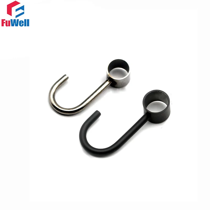 Fuwell 6 Pcs Wholesale Sales Thickened Stainless Steel Casing Hook Hanging Sandbag Kitchen Towel Hanger Home Storage Accessories