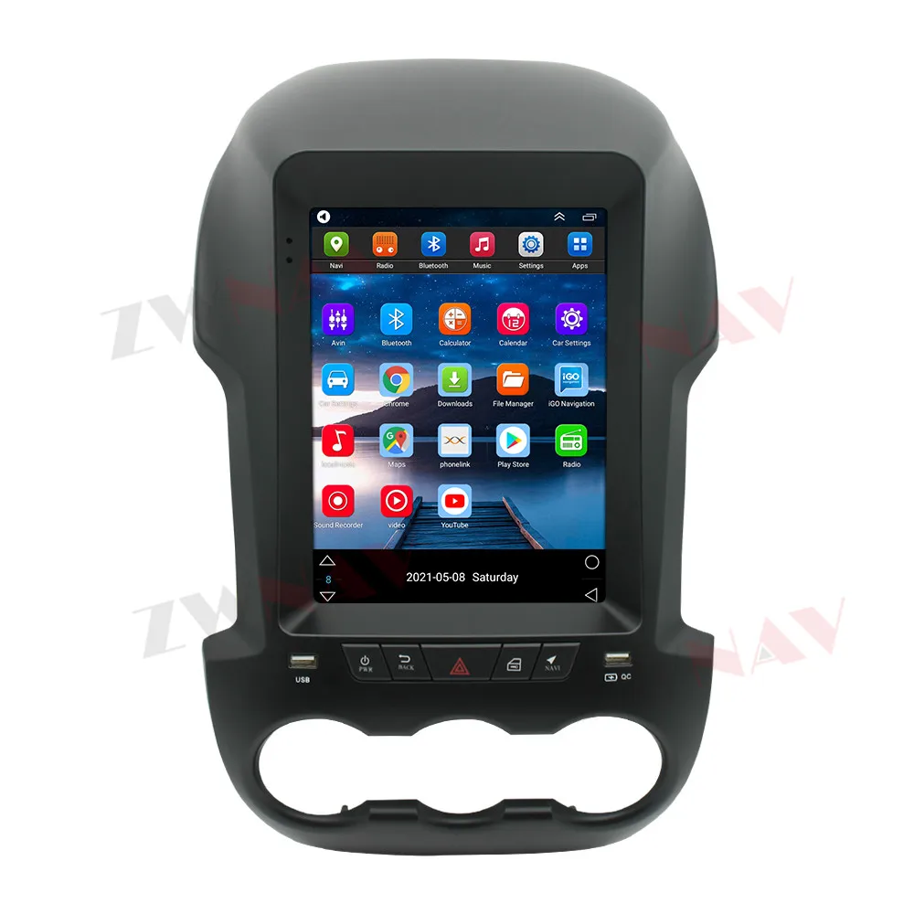128GB 2din Android Car Radio For Ford Ranger F250 2015-2021 Car Stereo Screen Multimedia Player Head Unit Wireless Carplay