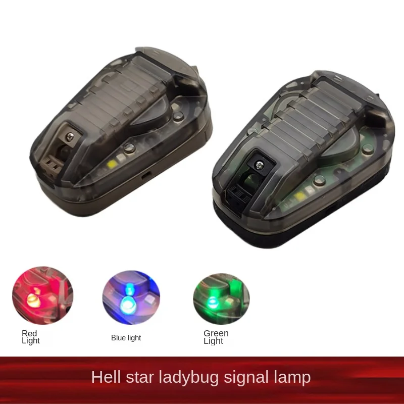 Luz estroboscópica de casco militar, lámpara de supervivencia, luz verde IR, Hel Star 6 GenIII