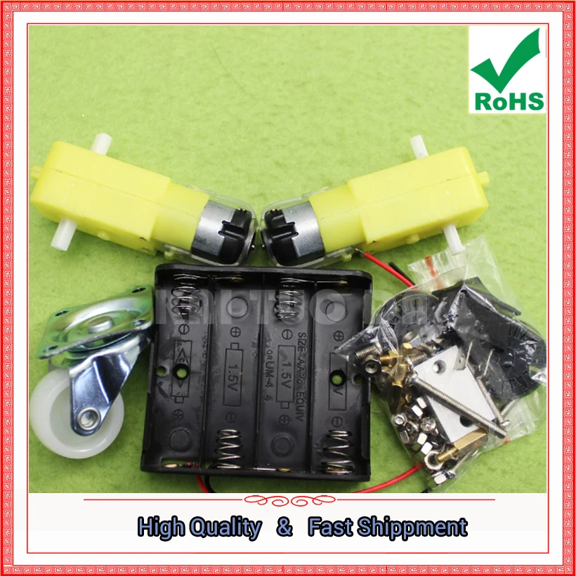 Car Chassis Kit Two Motors Two Rounds (H6B1)