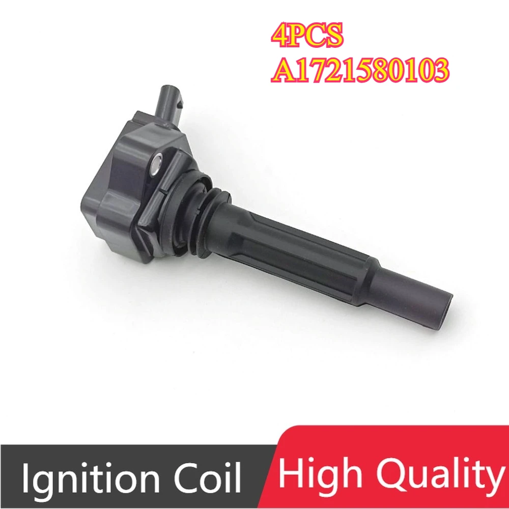 4Pcs A1721580103 A1721580003 A1731580103 BWBSK4077 Ignition Coils For Ssangyong Korando Tivoli 1.6L G16DF 2.0L G20 2012-