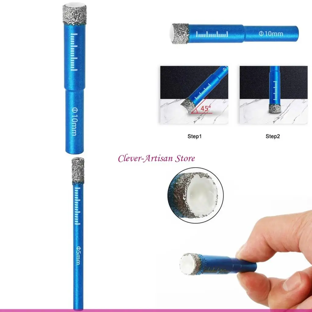 

E06B долговечное алмазное паяное сухое сверло, качественное алмазное сверло для домашних мастерских, использование бит мм