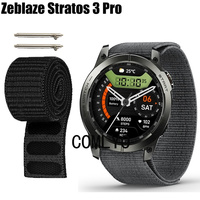 For Zeblaze Stratos 3 pro Smart Watch Band Strap Hook&Look Nylon Belt Women Men Watchband