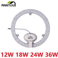 RnnTuu 12W 18W 24W 36W LED Ring PANEL Circle Light AC220V-240V LED Round Ceiling board the circular lamp board High quality