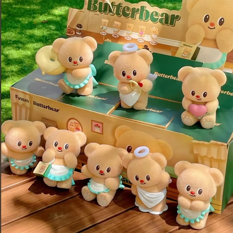 Original Blind Box Butter Teddy Bear Plush Butterbear Sweet Daily Series Mysterious Box Cute Doll Decoration Girl Toy Gift