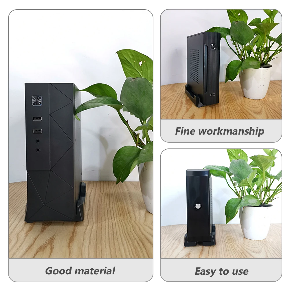 

Adjustable 45-80mm ABS Computer Chassis Rack Mainframe Stand CPU Holder Desktop Furniture Feet Stable Reliable