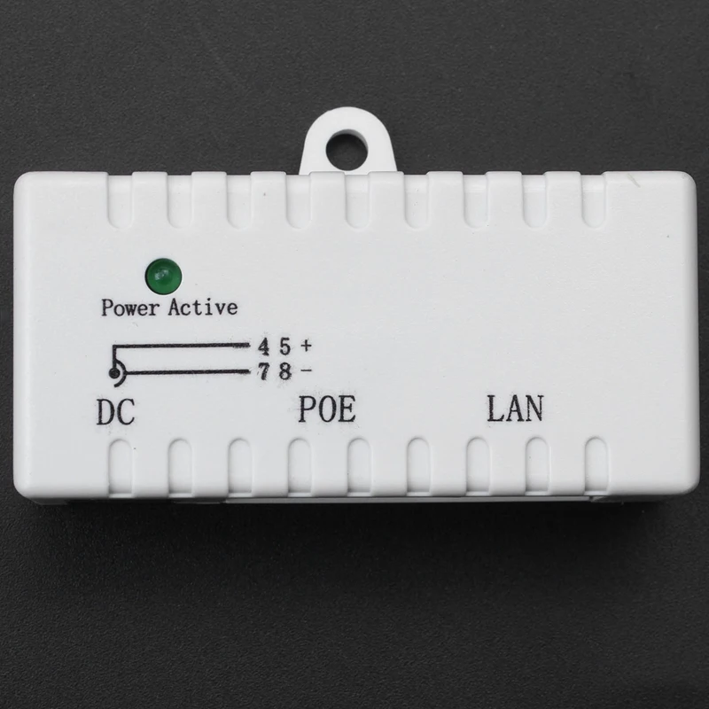 Лучшие предложения 3X Poe разделитель Poe инжектор Rj45 Dc 5,5 мм X 2,1 мм вход Пассивный Poe адаптер Разъем для Ip сетевой камеры (белый)