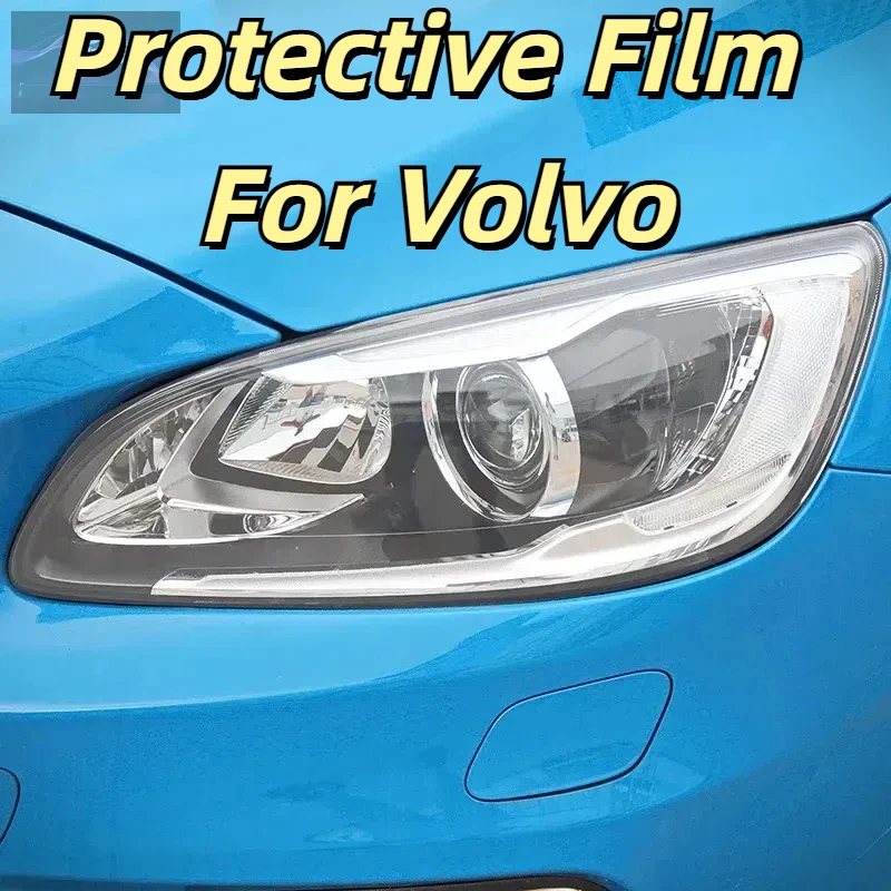 

Car Headlights Taillights Protective Film For Volvo XC90 XC40 XC60 Front Anti Scratch Black Transparent TPU Sticker Accessories