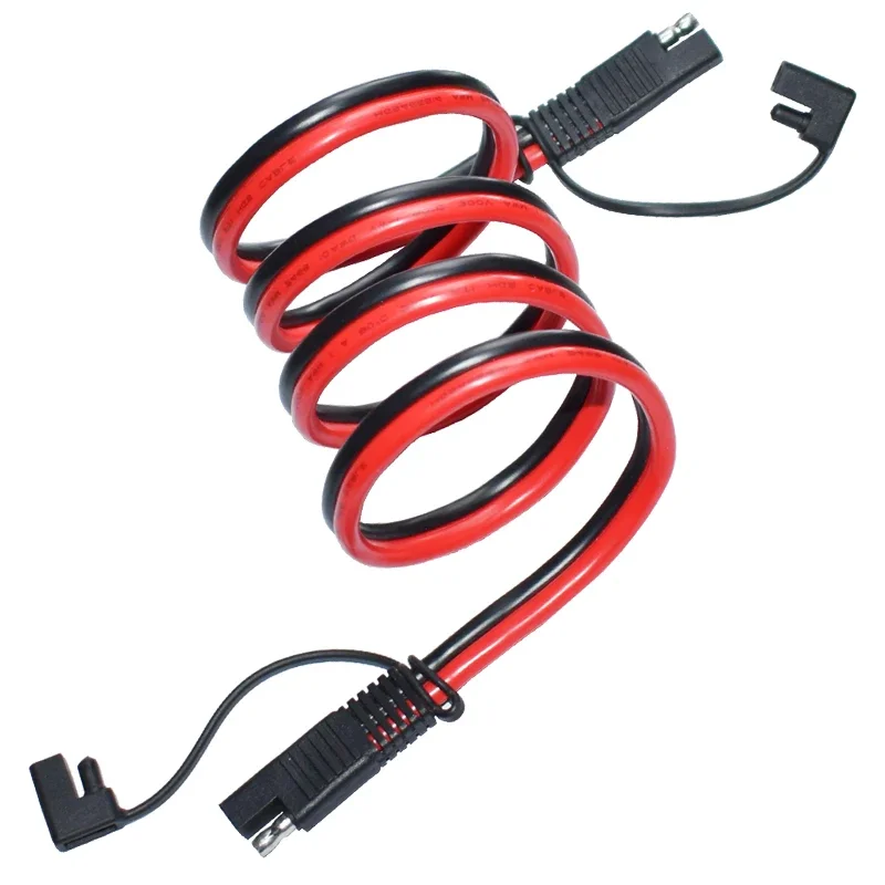 95cm 5.3mm² 10AWG SAE to SAE Quick Disconnect with Cap Power Automotive Panel Extension Cable For Solar Panels Battrey