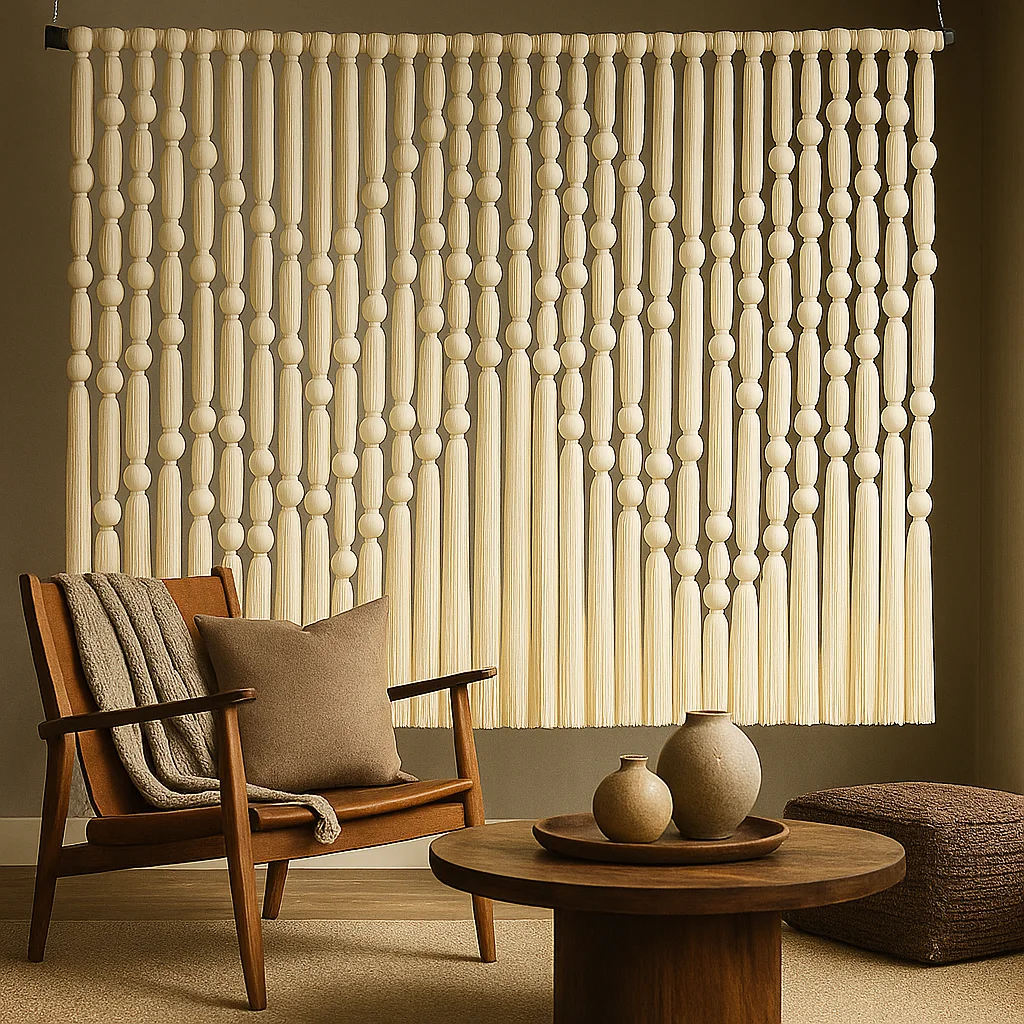 #￥Macrame Design Handicraft Wall Art Large Modern Style for Living Room Seasonal Decor
