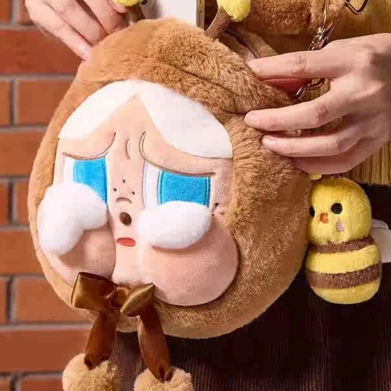 Genuine Action Figures Crybaby Series Big Head Bag Crying Bee Trendy Peripheral Bag Kids Cute Toy Model Children's Birthday Gift