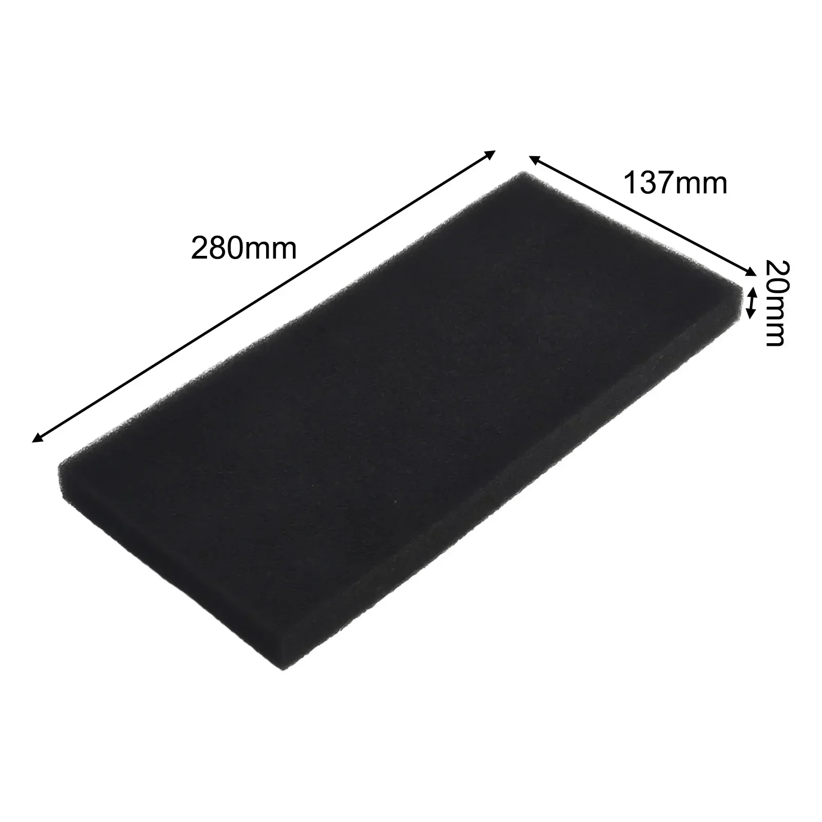 

For Gorenje Foam Filter 2 Pcs 280*137*20mm Dryer Accessories Precision Fit Replacement High Quality Practical To Use
