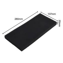 For Gorenje Foam Filter 2 Pcs 280*137*20mm Dryer Accessories Precision Fit Replacement High Quality Practical To Use