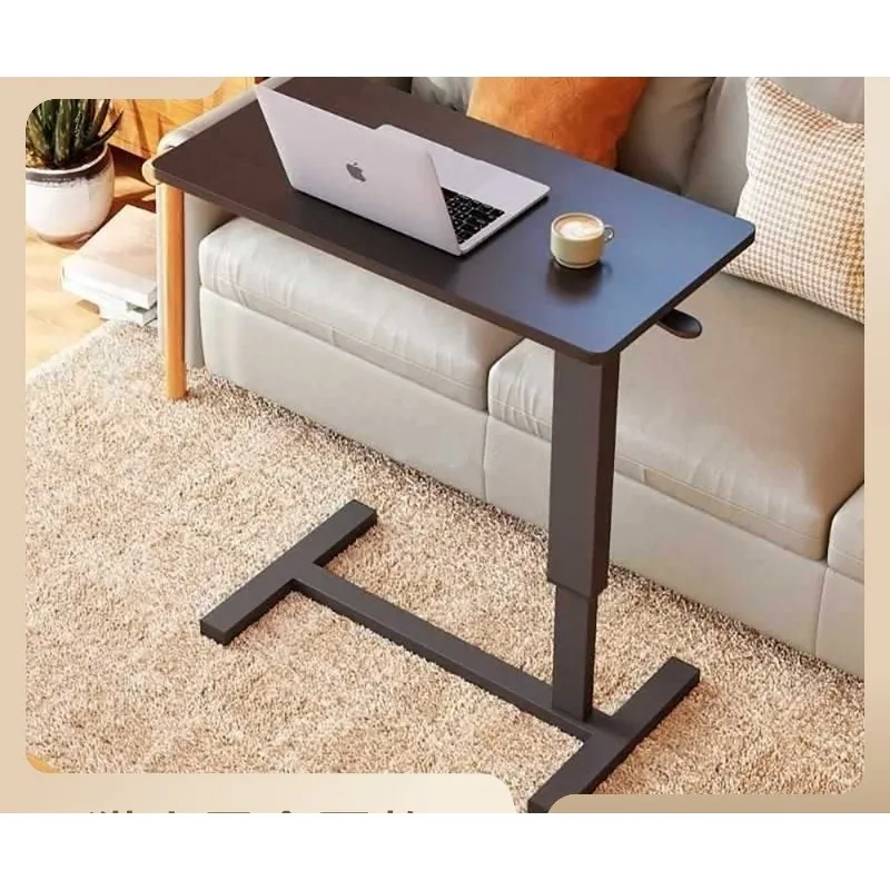 movable folding computer table, bed table, simple household floor-to-ceiling bedside notebook, height-adjustable desk