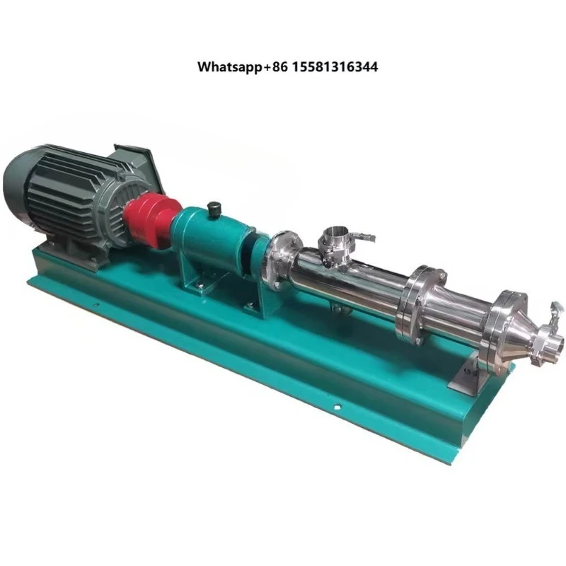 Durable Single Screw Pump with Hardened Rotor for Abrasive Slurry
