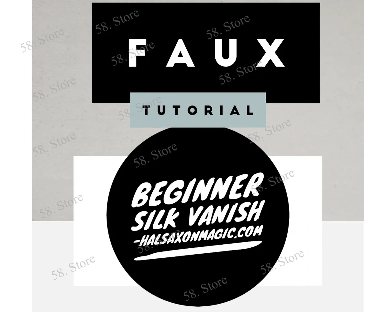 

Искусственные (поддельные) шелковые исчезающие фокусы для начинающих, Хэл Саксонский (загрузка в магазине 58.