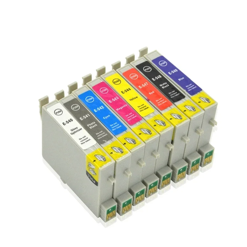 T0540 T0541 T052 T0543 T0544 T0547 T054 Цветной совместимый струйный картридж премиум-класса для принтера Epson Stylus Photo R800 R1800