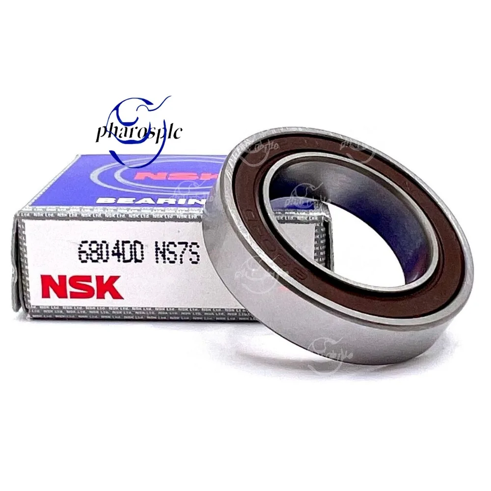 NSK 6804 DD DEEP GROOVE BALL BEARING, RUBBER SEALED 20x32x7 mm 61804-2RS.