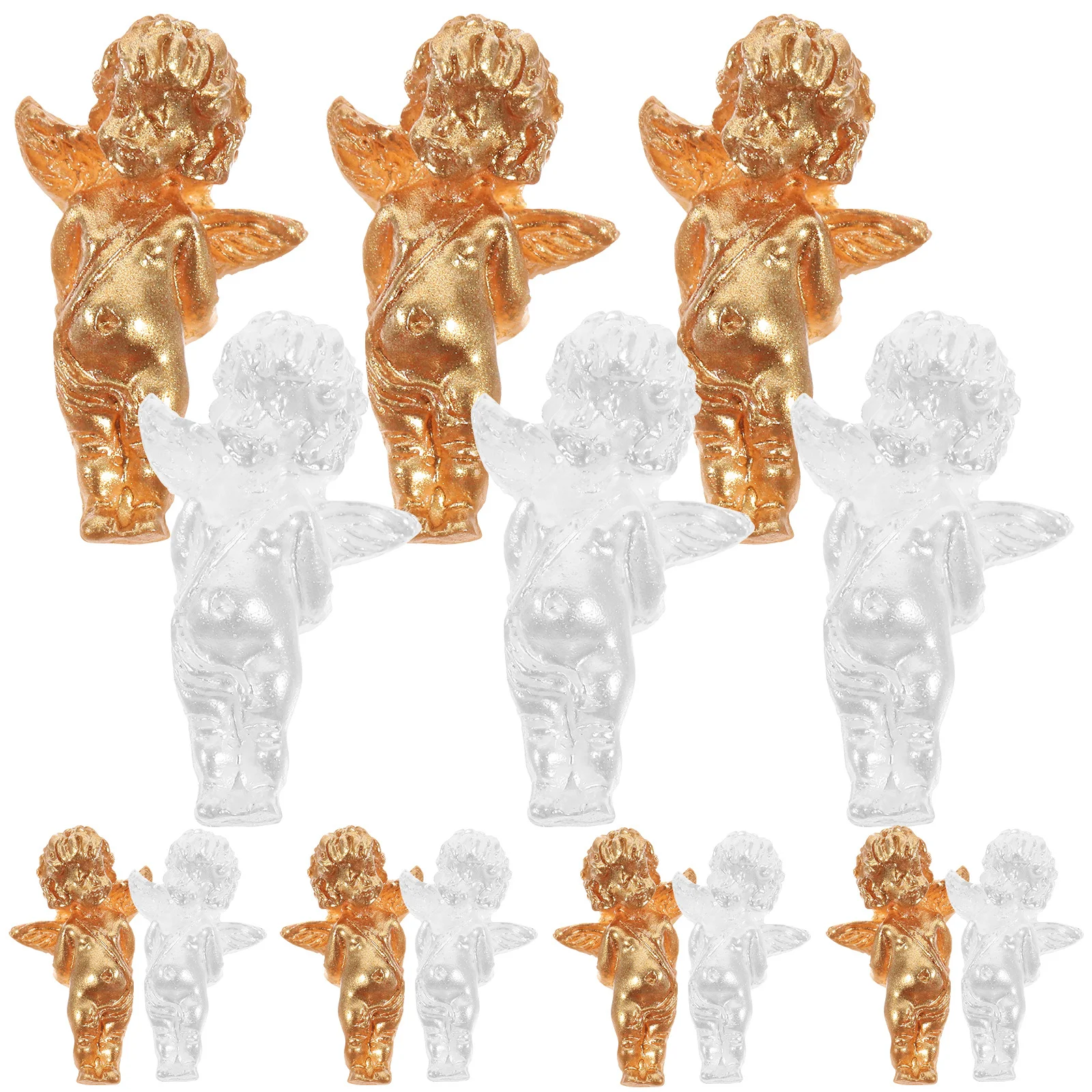 80 قطع الملاك مسمار سحر خمر الراتنج مسمار الفن زينة الإبداعية DIY مانيكير اكسسوارات الساحرة شيك نمط #5