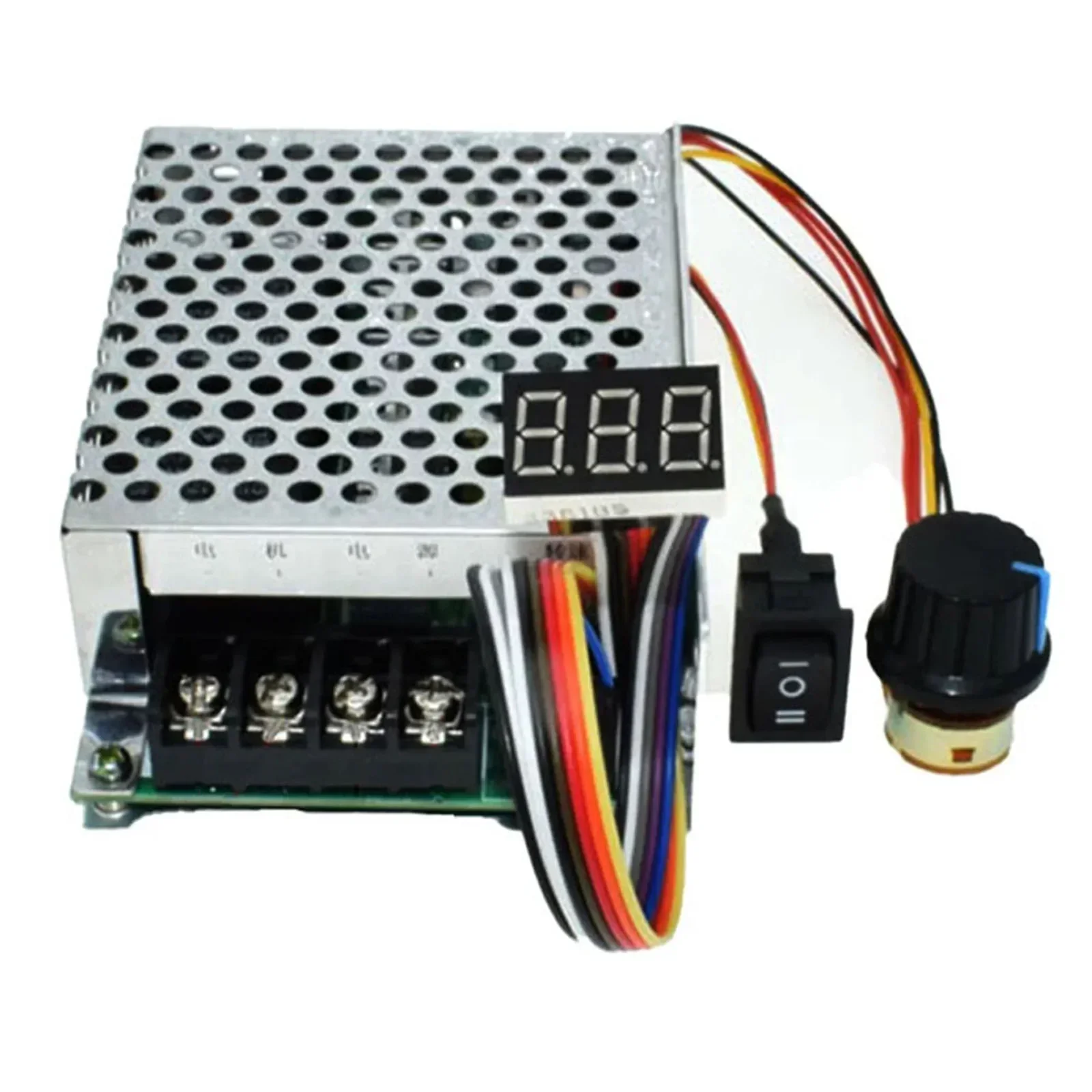 

100A DC Motor Speed Controller Reversible Switch 10 55V Input Voltage Digital Display for Precise Speed Regulation