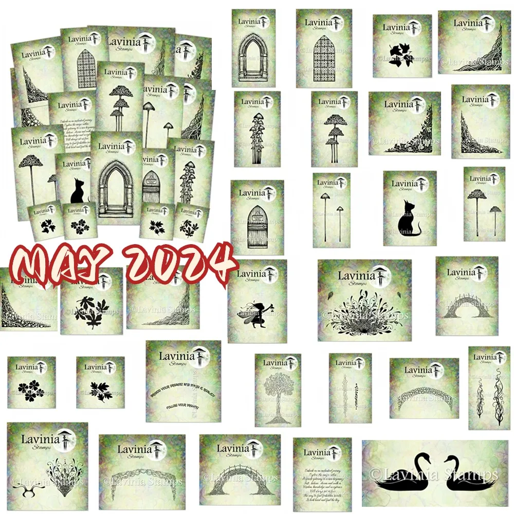 laviniastamps All Things Magical Stamp Scrapbooking Background DIY Decoration Craft Gift Card Photo Album New Arrival 2023 Clear