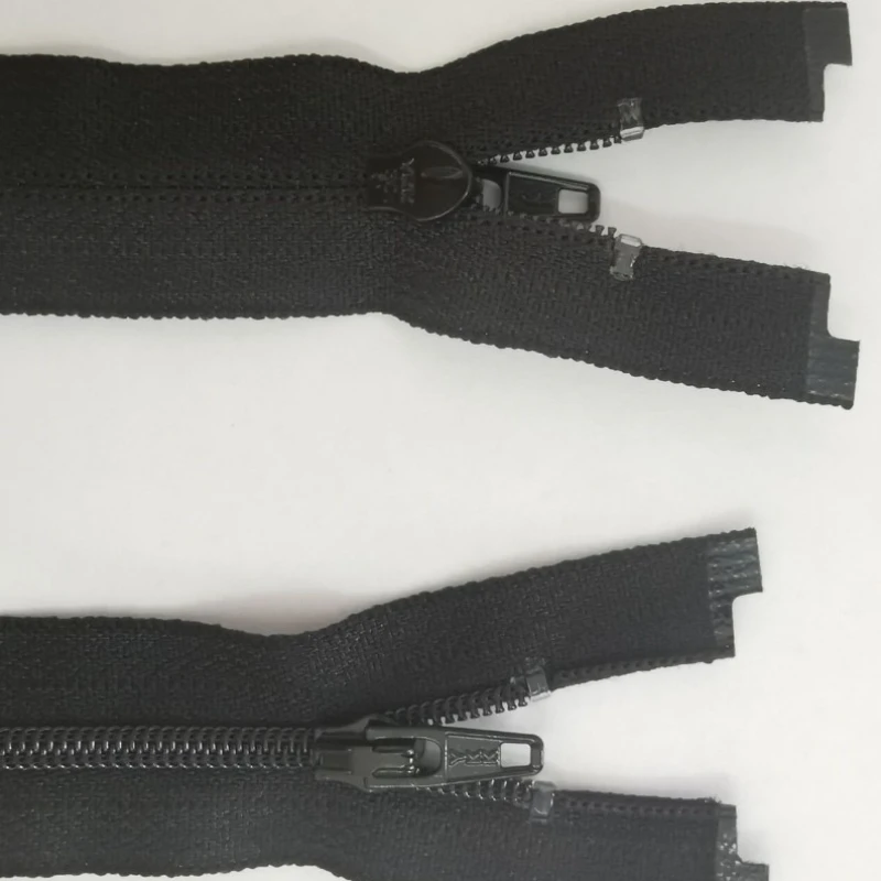 

2 шт./лот 3 # Молния YKK нейлоновая спиральная односторонняя черная 50-70 см для курток, постельного белья, швейных изделий, аксессуар для шитья