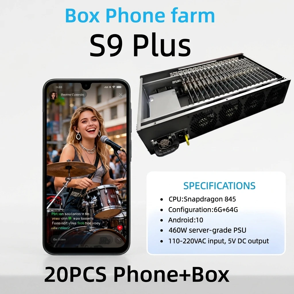 Farm Android Phone Motherboard Flip4 Integrated Management Software Synchronized Control Box Click Farm Mobile Phone