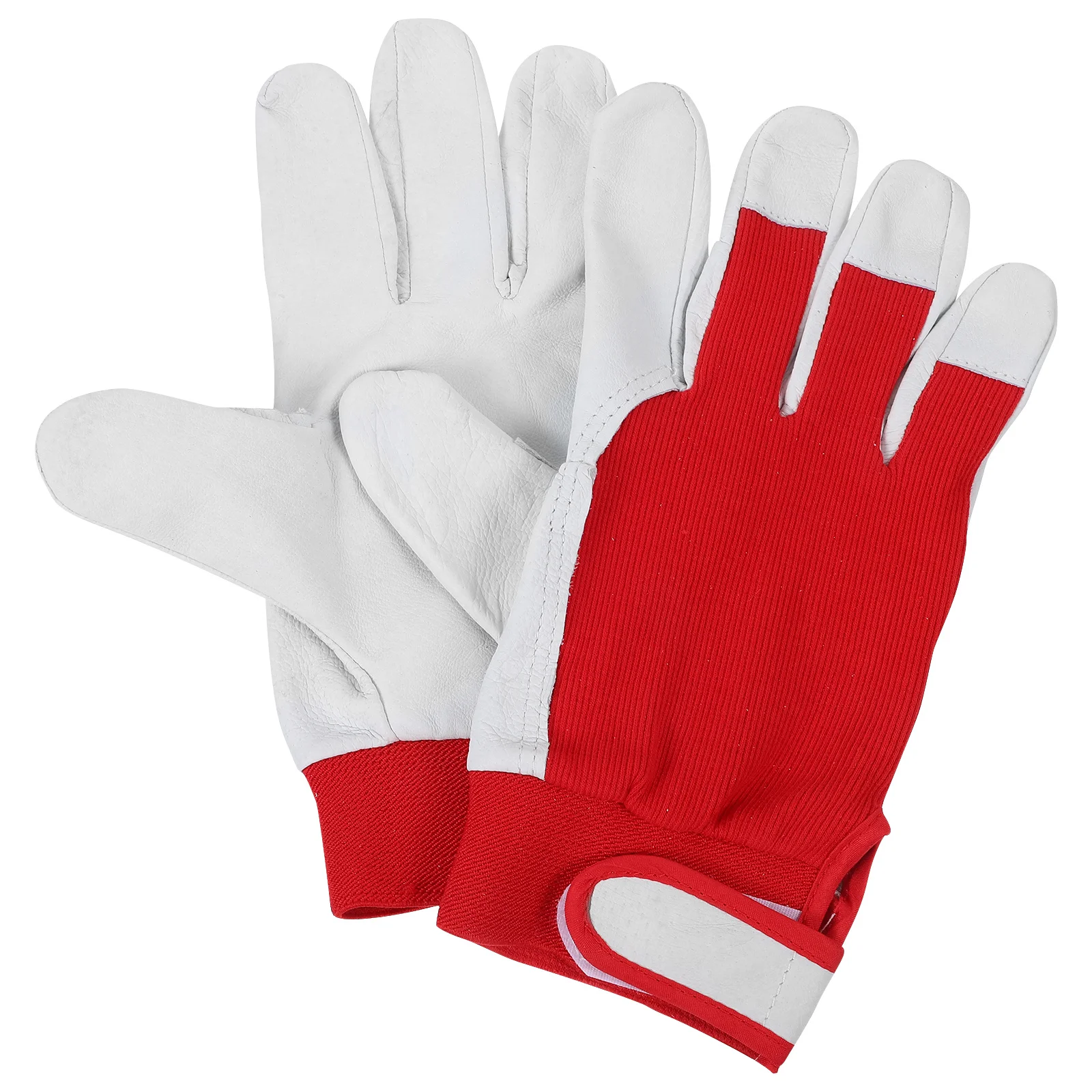 1 زوج ثقب برهان قفازات الحديقة الثقيلة سميكة واقية البستنة قفازات العمل لتقليم زراعة إزالة الأعشاب الضارة مهام ساحة