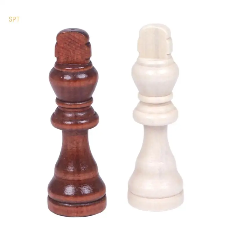 32Pcs Portable Chess Pieces International Chess Figures for Adults or Children 714F