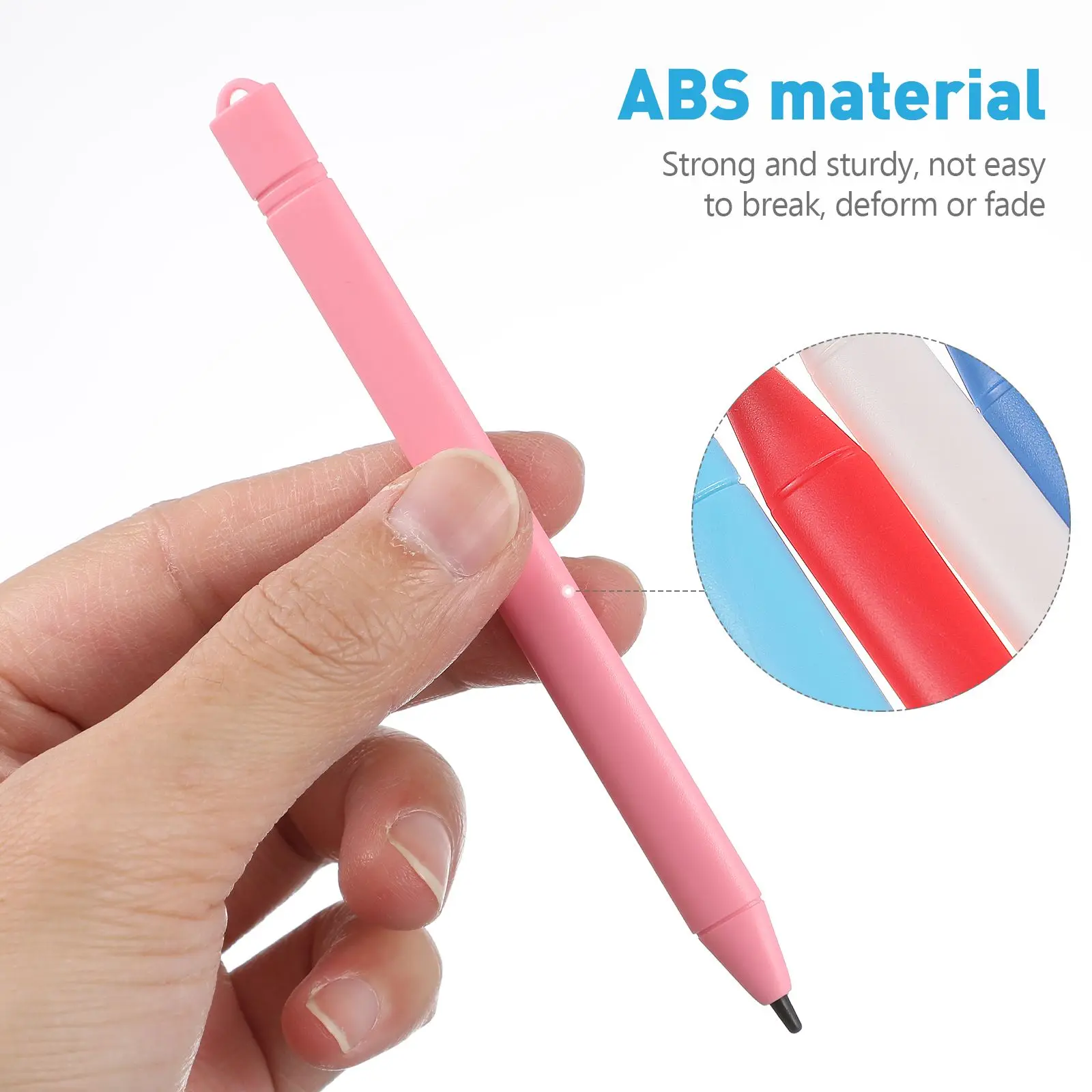 7pcs LCD เขียนแท็บเล็ตปากกา Stylus ปากกาส่วนบุคคลสําหรับเขียนแท็บเล็ตกระดานสีดําวาด Stylus Pad LCD Doodle Graffiti เด็กวัยหัดเดิน