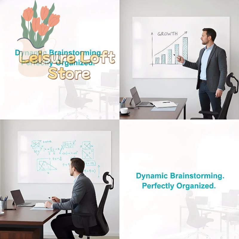 

Static Cling Electrostatic Whiteboard Sticker 45x60CM Reusable Smooth Surface for Office School Wall Memo Board