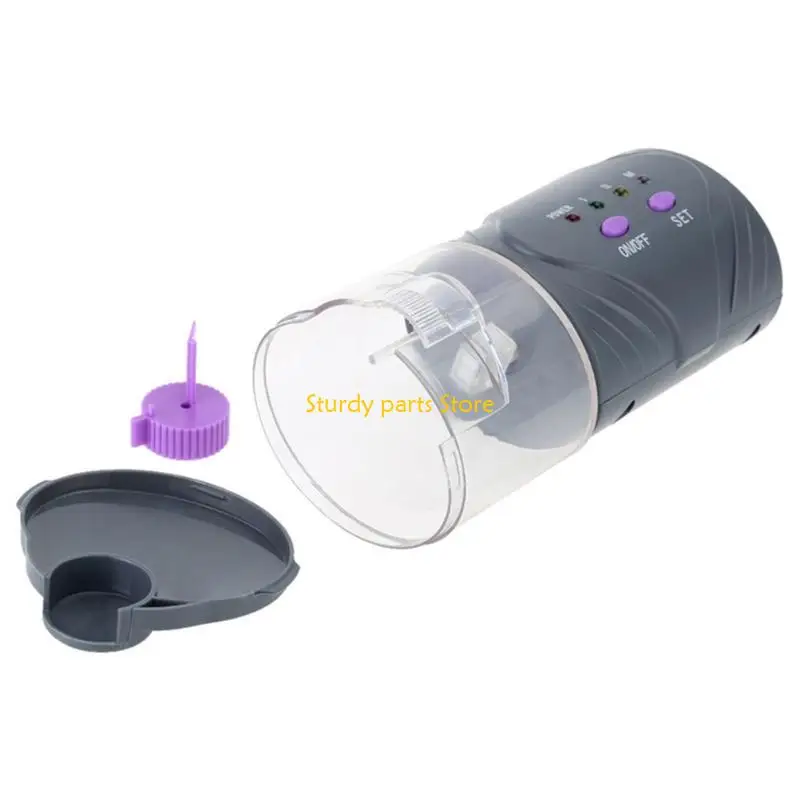 97QC Automatic Fish Feeder Aquariums ภาชนะบรรจุอาหารพร้อมตัวจับเวลาและโหมดสำหรับ Fishtanks
