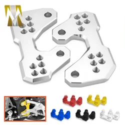 Motorcycle Silver Adjustable For Yamaha R3 R25 Rearsets Foot Pegs Mount Bracket Base For yamaha YZF-R3 2015 2016 YZF R3 R25