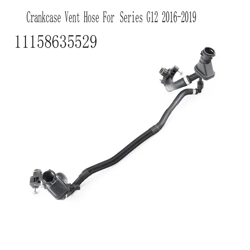 خرطوم تنفيس علبة المرافق أنبوب تهوية العمود المرفقي لسيارات BMW 7 Series خرطوم فتحة تهوية علبة المرافق 11158635529 أنبوب عادم العمود المرفقي للمحرك- #2