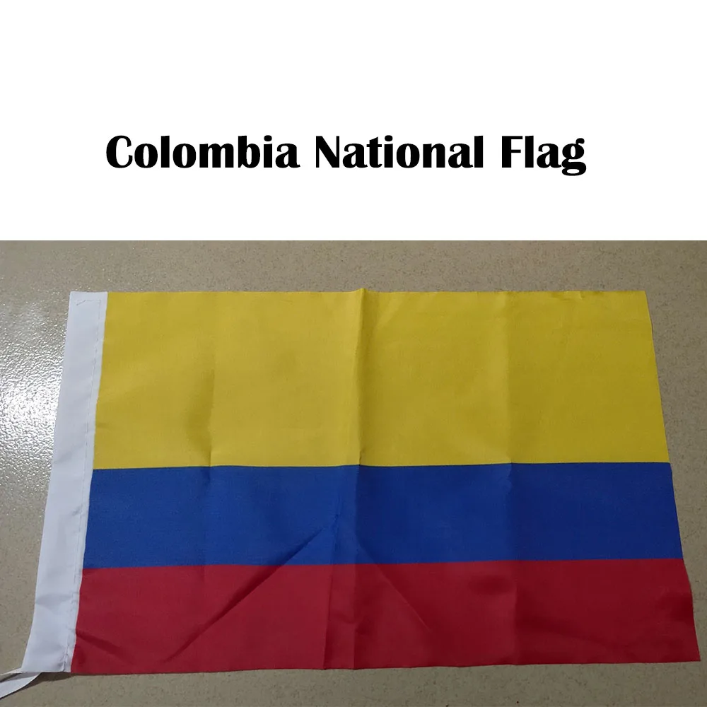 KAFNIK, 20*30cm/30*45cm/40*60cm/60*90cm small flags Colombia National Flag for Countries World Event Decorative