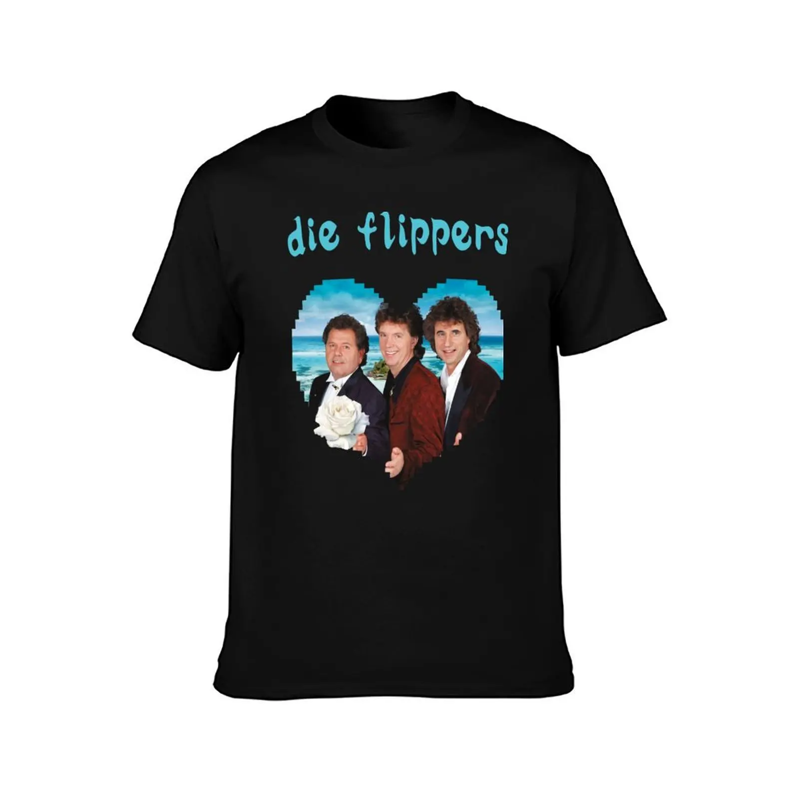 Die Flippers Wir sagen danke - 40 Jahre Die Flippers T-Shirt heavyweights basketball graphic tees T-shirts for men cotton