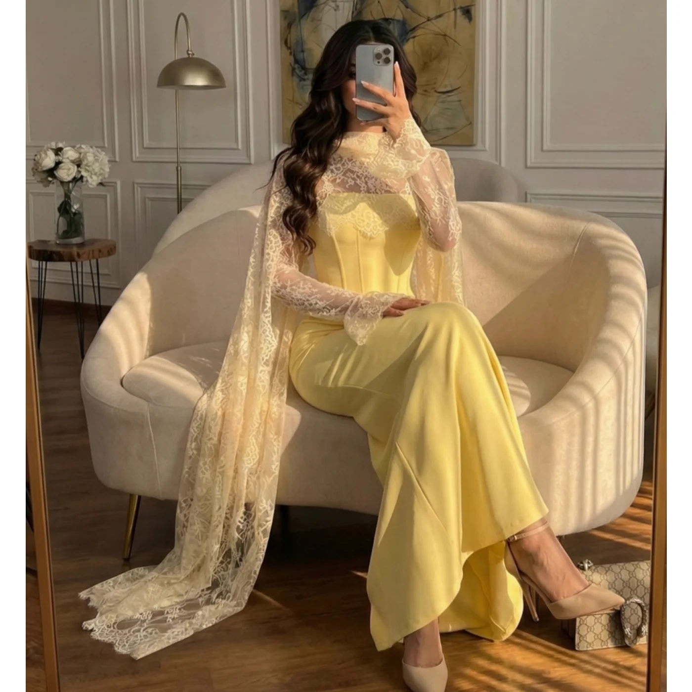 Żółta Koronkowa Elegancka Suki – Embroidery Yellow Dress recenzja i cena