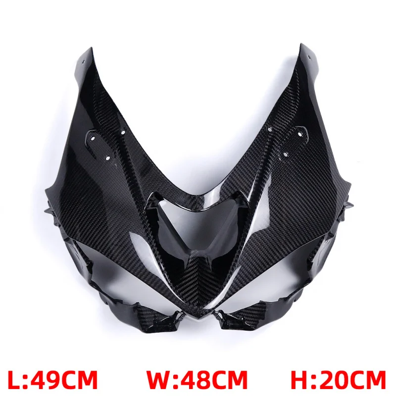

Подходит для мотоцикла Kawasaki ZX6R 636, модифицированный корпус из углеродного волокна, крышка фары, декоративные детали