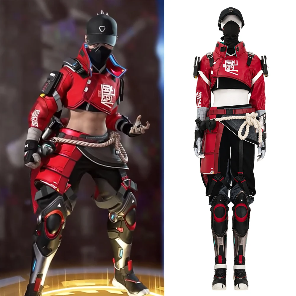 

Apex Wraith Street Smart Cosplay Costume Full Set Custom Size XS-XXXL Halloween Christmas Comic Con