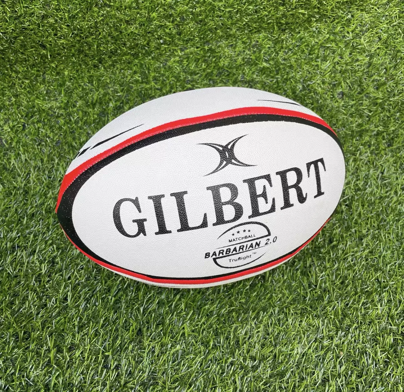 Rugby training ball alternate view