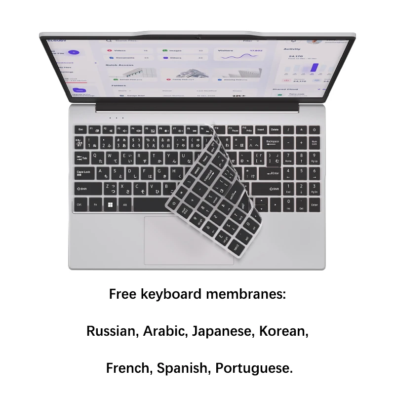 S8 Thin and Light Laptop 14.1‘’ intel N5095 1920*1080 60Hz mini Laptops 5000mah 2*DDR4 32GB M.2 2TB SSD PCIE Portable Computer