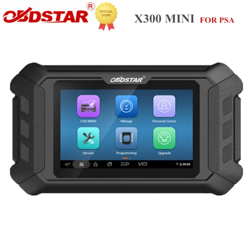 OBDSTAR X300 MINI for PEUGEOT/CITROEN/DS Programmer All Key Lost Programming/Pin Code Read/Cluster Update Version of H108