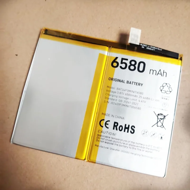 Brand new high-quality battery For DOOGEE T10E  BAT23P3MINIT6580 6580mah mobile phone battery