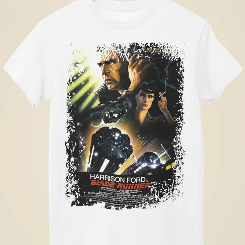 Blade Runner - Movie Poster Inspired Unisex White T-Shirt