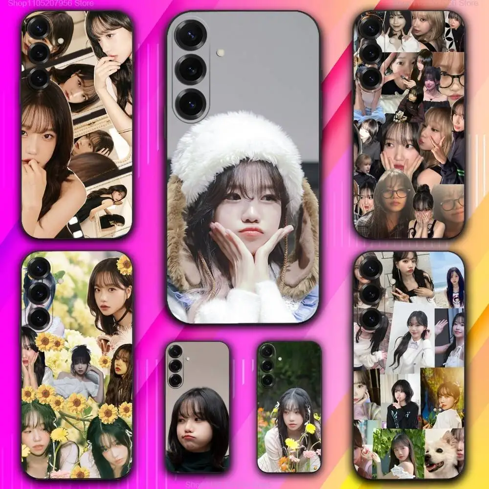 Singer J-Jo Cute Y-YuRi для Samsung A 73,72,71,53,52,51,41,40,30,22,21,13,12, Note 20,10,9 Ultra Pro 5G Черный мягкий чехол для телефона