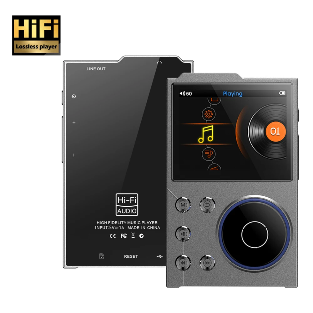 مشغل HiFi MP3 مشغل الصوت المحمول بدون فقدان DSD مشغل موسيقى الصوت الرقمي HiFi مشغل الصوت بدون فقدان يدعم ما يصل إلى 256 جيجابايت جديد #1